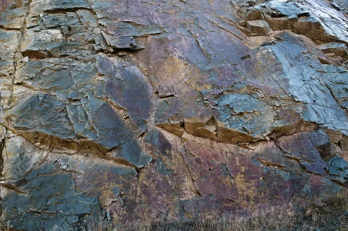 Gerahmter Druck : Deutschland, Thüringen, Diabas, Felsen Gerahmter Druck : Deutschland, Thüringen, Diabas, Felsen