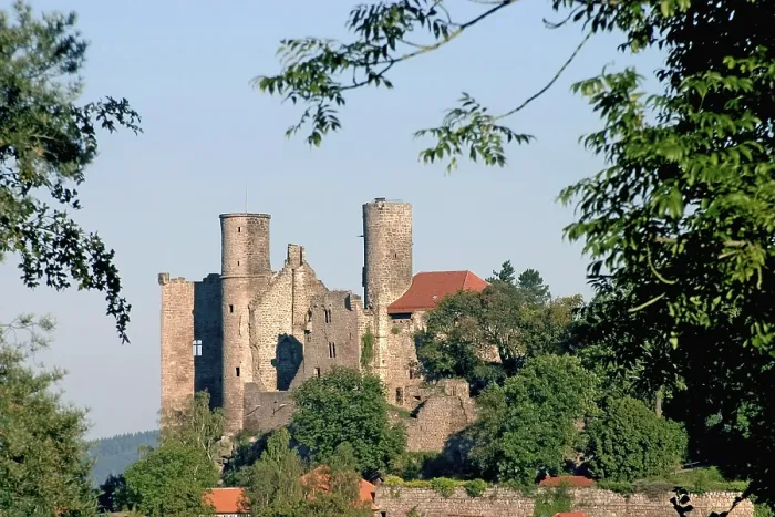 Gerahmter Druck : Deutschland, Thüringen, Burg Hanstein Gerahmter Druck : Deutschland, Thüringen, Burg Hanstein