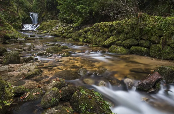 Gerahmter Druck : Geroldsauer Wasserfall, Grobbach-Fluss Gerahmter Druck : Geroldsauer Wasserfall, Grobbach-Fluss