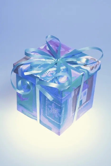 Gerahmter Druck : Geschenkkarton Gerahmter Druck : Geschenkkarton