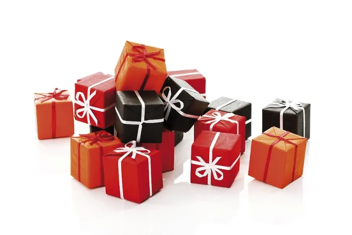 Gerahmter Druck : Geschenkkisten, Geschenke Gerahmter Druck : Geschenkkisten, Geschenke