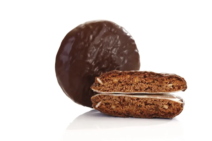 Gerahmter Druck : Lebkuchen auf Waffeln Gerahmter Druck : Lebkuchen auf Waffeln