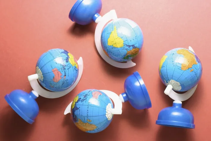 Gerahmter Druck : Globes Gerahmter Druck : Globes