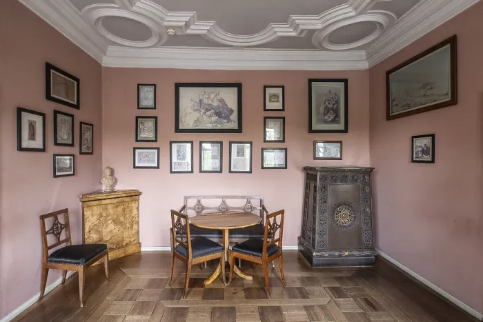 Gerahmter Druck : Goethes Wohnsitz, Weimar. Gerahmter Druck : Goethes Wohnsitz, Weimar.