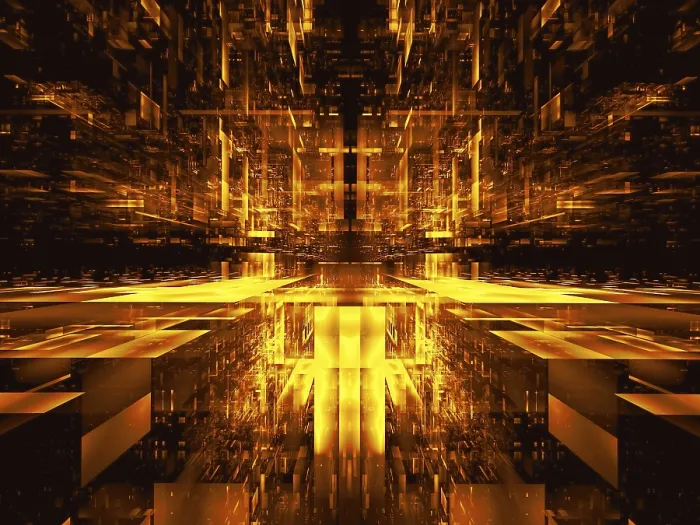 Gerahmter Druck : Goldene 3D-Illustration - computer-generierte Abbildung. Gerahmter Druck : Goldene 3D-Illustration - computer-generierte Abbildung.