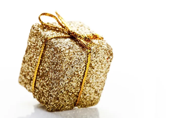Gerahmter Druck : Goldenes Geschenk Gerahmter Druck : Goldenes Geschenk