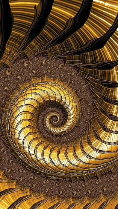 Gerahmter Druck : Goldener Spiralmuster-Hintergrund - abstrakte computer-generierte Abbildung. Gerahmter Druck : Goldener Spiralmuster-Hintergrund - abstrakte computer-generierte Abbildung.