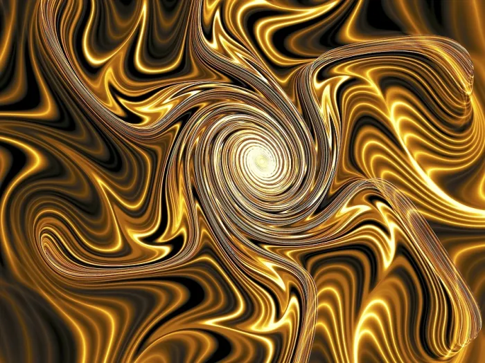 Gerahmter Druck : Goldener Spiralmuster-Hintergrund - abstrakte computer-generierte Abbildung. Gerahmter Druck : Goldener Spiralmuster-Hintergrund - abstrakte computer-generierte Abbildung.
