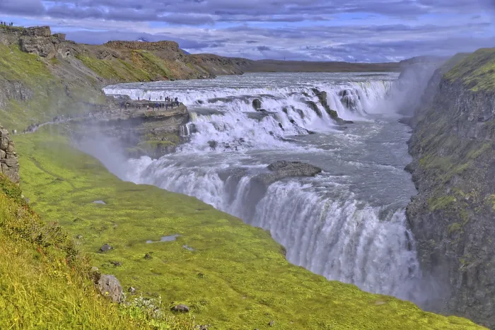 Gerahmter Druck : Golfoss, Island Gerahmter Druck : Golfoss, Island
