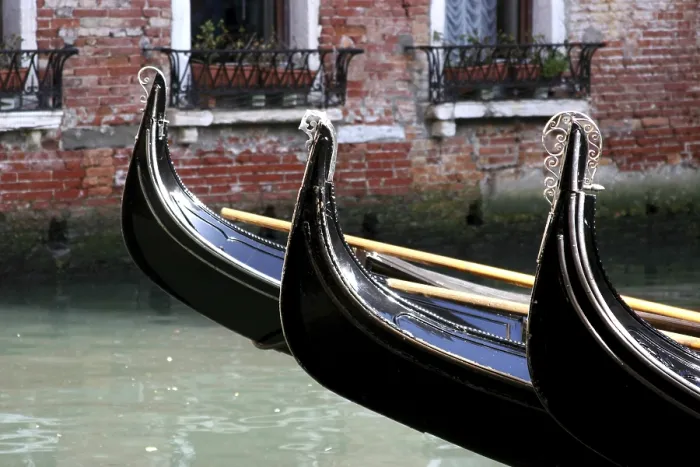 Gerahmter Druck : Gondolas