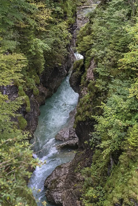 Gerahmter Druck : Klamm der Ostrach, Hinterstein Gerahmter Druck : Klamm der Ostrach, Hinterstein