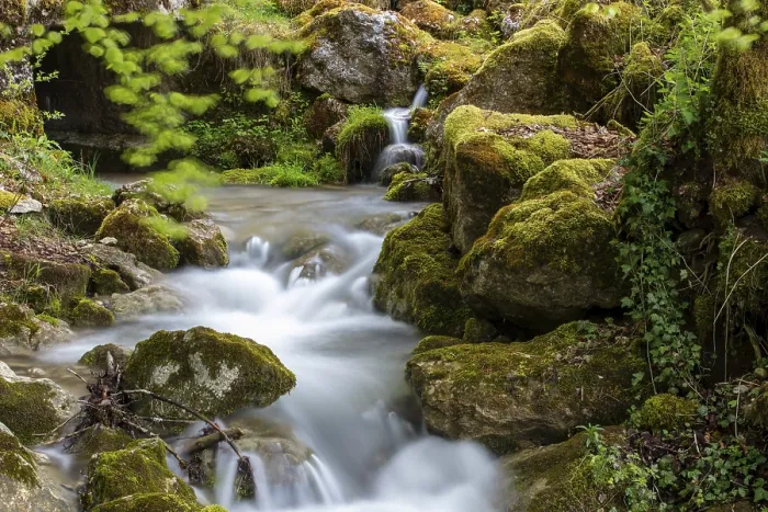 Gerahmter Druck : Schlucht de Perrefitte, kleine Schlucht. Gerahmter Druck : Schlucht de Perrefitte, kleine Schlucht.