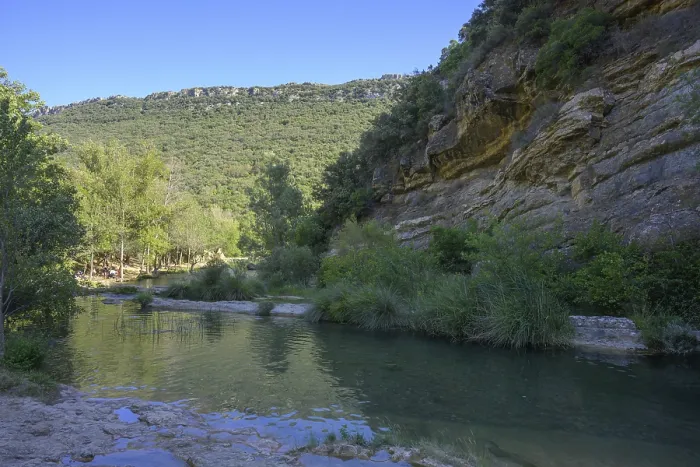 Gerahmter Druck : Badezone Gorges du Verdouble Gerahmter Druck : Badezone Gorges du Verdouble