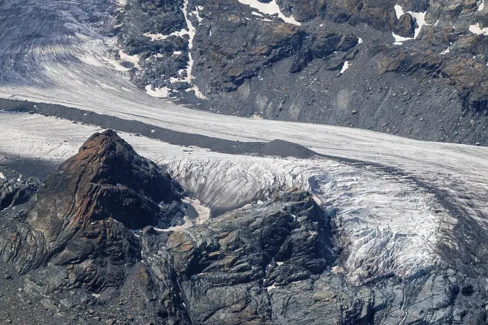 Gerahmter Druck : Gletscher Gorner, Monte-Rosa-Massiv Gerahmter Druck : Gletscher Gorner, Monte-Rosa-Massiv