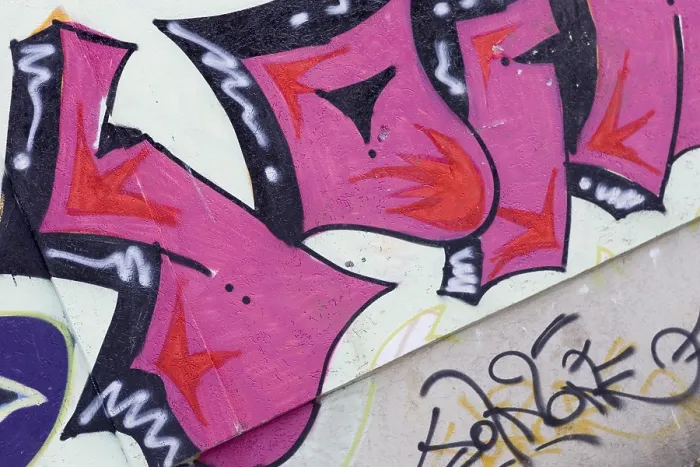 Gerahmter Druck : Graffiti Gerahmter Druck : Graffiti