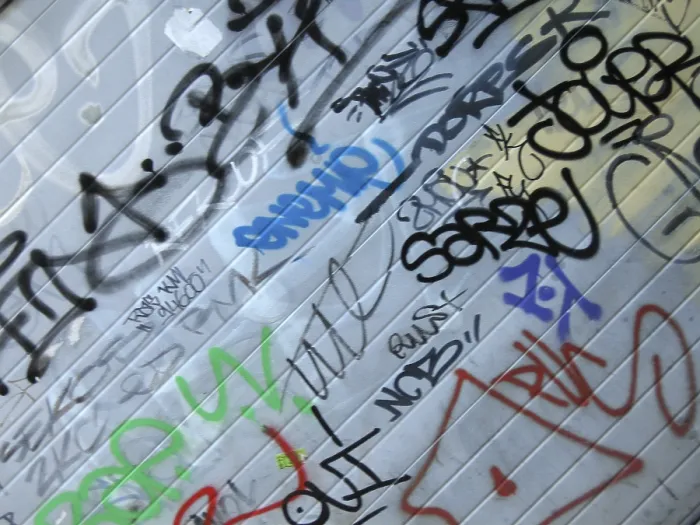 Gerahmter Druck : Graffiti Gerahmter Druck : Graffiti