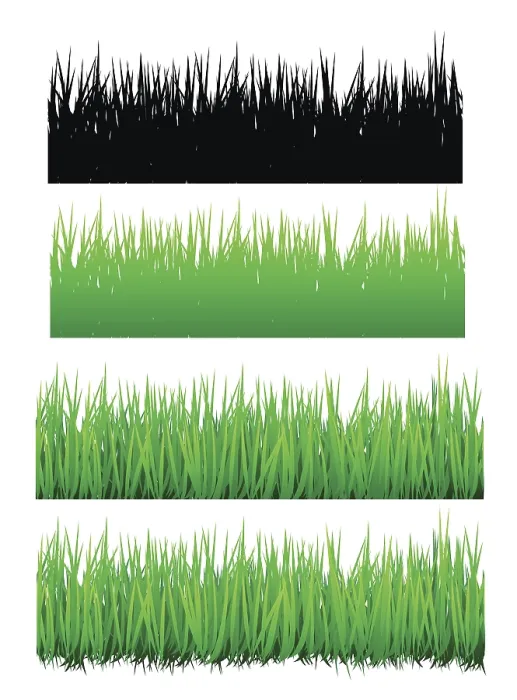Gerahmter Druck : Grasvektor, mit rissloser Kante. Gerahmter Druck : Grasvektor, mit rissloser Kante.