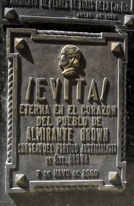 Gerahmter Druck : Grab von Eva Perón, Detail. Gerahmter Druck : Grab von Eva Perón, Detail.