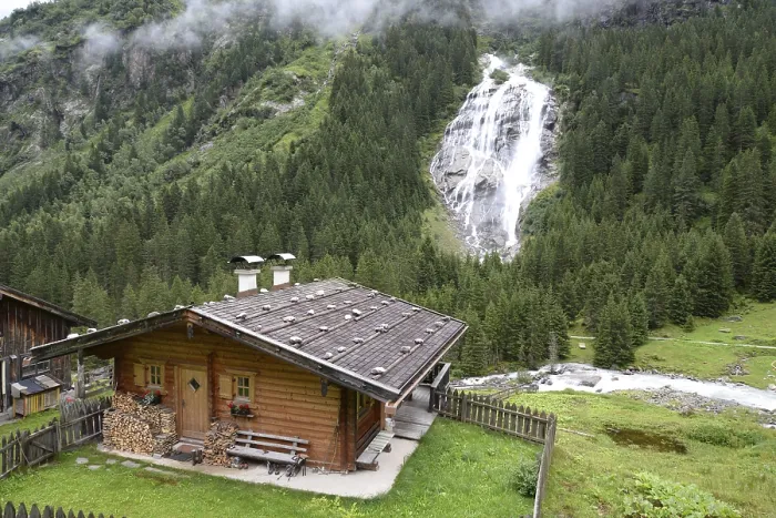 Gerahmter Druck : Grawa, Grawawasserfall, Wasserfall Gerahmter Druck : Grawa, Grawawasserfall, Wasserfall