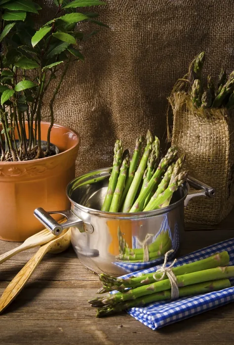 Gerahmter Druck : Grüner Spargel Gerahmter Druck : Grüner Spargel