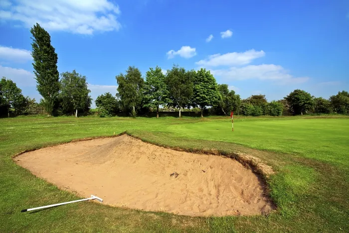 Gerahmter Druck : Grüner Golfplatz Gerahmter Druck : Grüner Golfplatz
