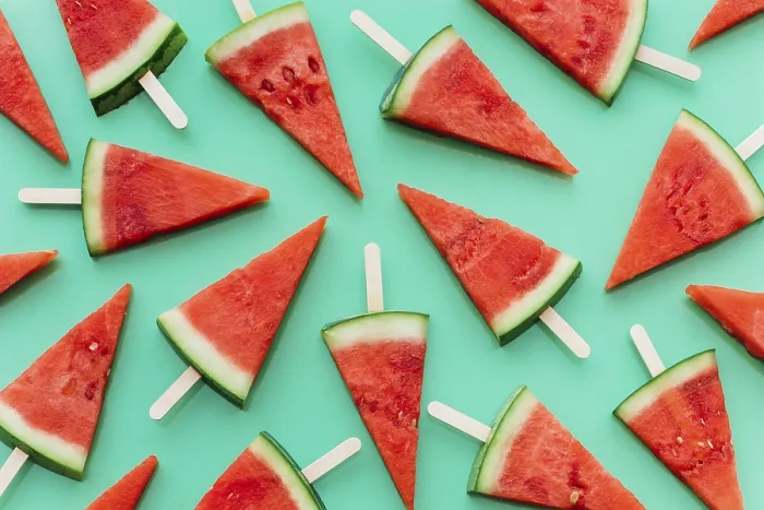 Gerahmter Druck : Grüner Wassermelonenhintergrund. Gerahmter Druck : Grüner Wassermelonenhintergrund.