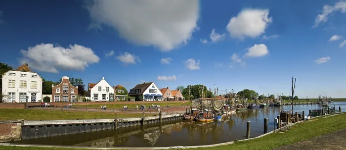 Gerahmter Druck : Hafen von Greetsiel Gerahmter Druck : Hafen von Greetsiel