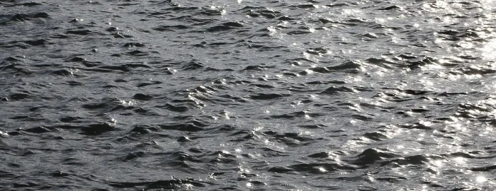Gerahmter Druck : Graues Wasser mit kleinen Wellen. Gerahmter Druck : Graues Wasser mit kleinen Wellen.