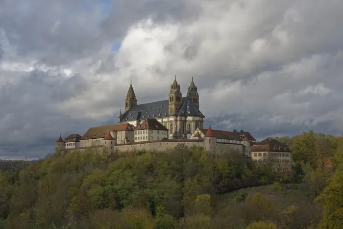 Gerahmter Druck : Großcomburg, Benediktinerkloster Gerahmter Druck : Großcomburg, Benediktinerkloster