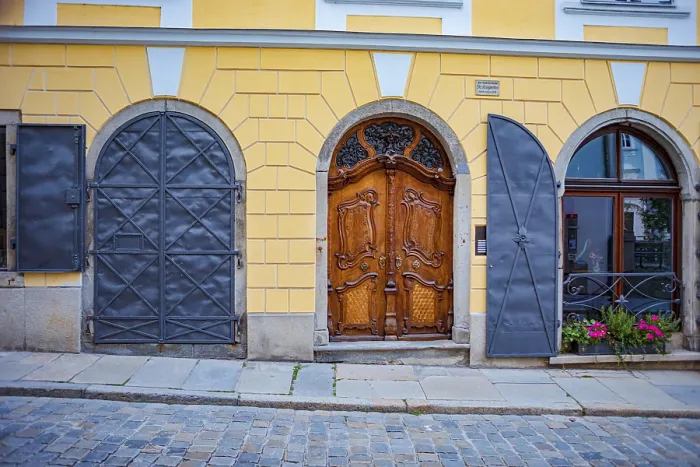 Gerahmter Druck : Große Messergasse in Passau Gerahmter Druck : Große Messergasse in Passau