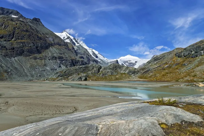 Gerahmter Druck : Großglockner und Sandersee-See Gerahmter Druck : Großglockner und Sandersee-See