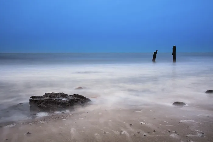 Gerahmter Druck : Buhnen an der Ostseeküste Gerahmter Druck : Buhnen an der Ostseeküste