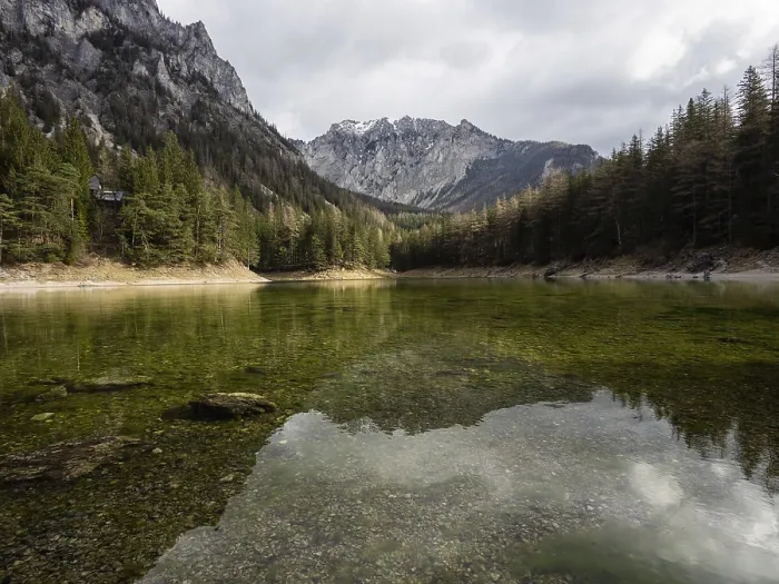 Gerahmter Druck : Tragößer See, Steiermark, Österreich Gerahmter Druck : Tragößer See, Steiermark, Österreich