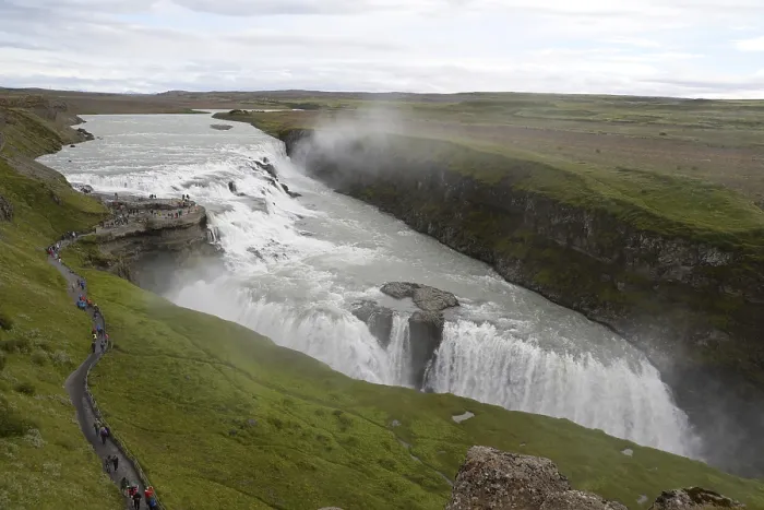 Gerahmter Druck : Gullfoss, Insel Gerahmter Druck : Gullfoss, Insel