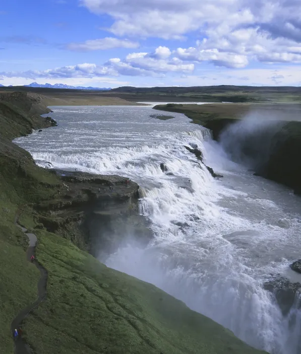 Gerahmter Druck : Gullfoss, Insel Gerahmter Druck : Gullfoss, Insel