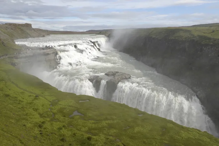 Gerahmter Druck : Gullfoss, Insel Gerahmter Druck : Gullfoss, Insel