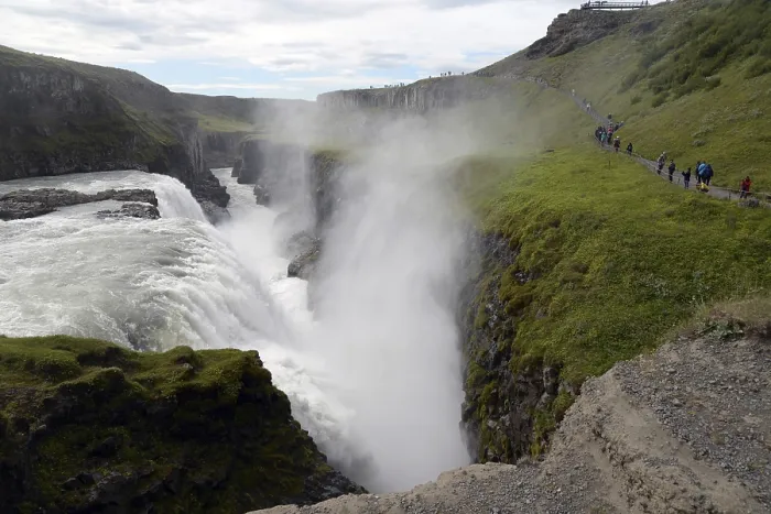 Gerahmter Druck : Gullfoss, Insel Gerahmter Druck : Gullfoss, Insel