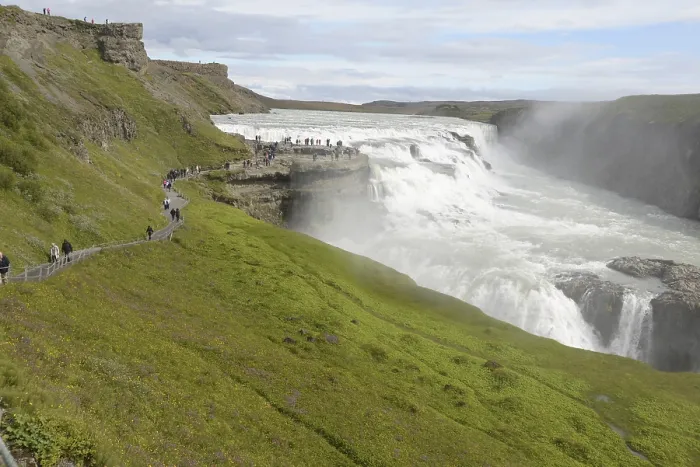 Gerahmter Druck : Gullfoss, Insel Gerahmter Druck : Gullfoss, Insel