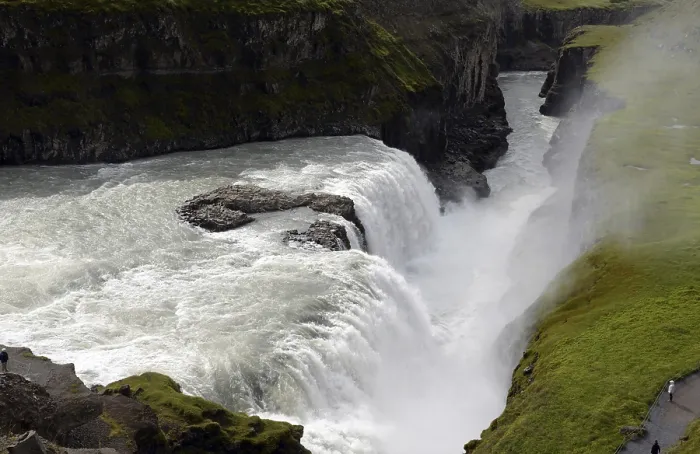 Gerahmter Druck : Gullfoss, Insel Gerahmter Druck : Gullfoss, Insel