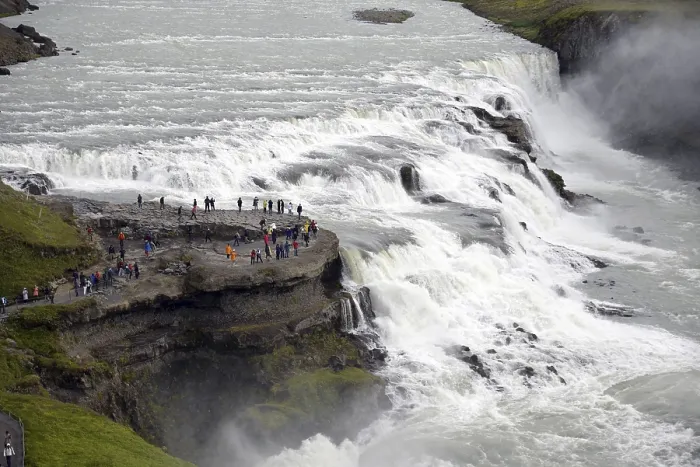 Gerahmter Druck : Gullfoss, Island Gerahmter Druck : Gullfoss, Island