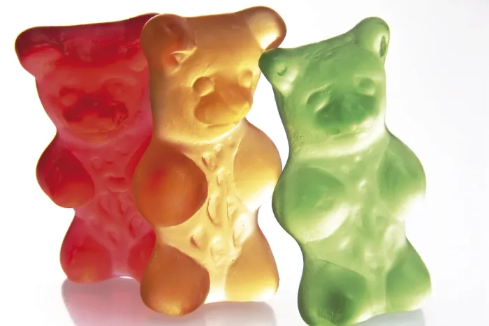 Gerahmter Druck : Gummibärchen Gerahmter Druck : Gummibärchen
