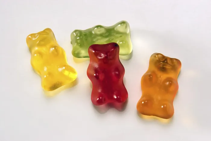 Gerahmter Druck : Gummibärchen Gerahmter Druck : Gummibärchen