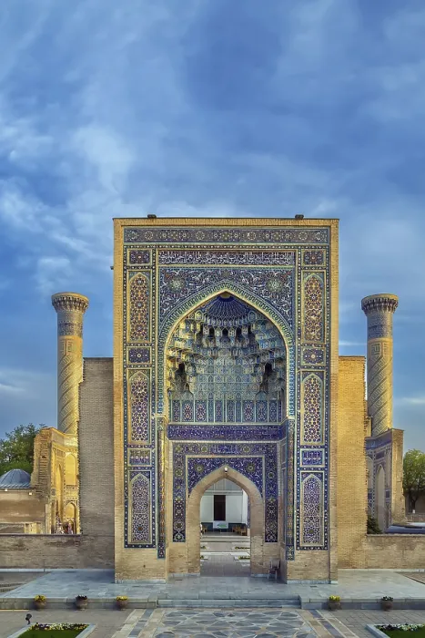 Gerahmter Druck : Gur-e-Amir-Mausoleum in Samarkand Gerahmter Druck : Gur-e-Amir-Mausoleum in Samarkand