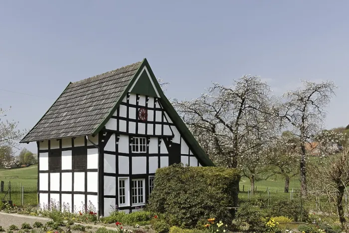 Gerahmter Druck : Holperdorfer Fachwerkhäuschen Gerahmter Druck : Holperdorfer Fachwerkhäuschen
