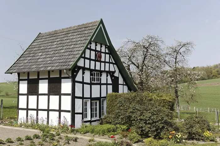 Gerahmter Druck : Halbholzhaus in Holperdorp Gerahmter Druck : Halbholzhaus in Holperdorp