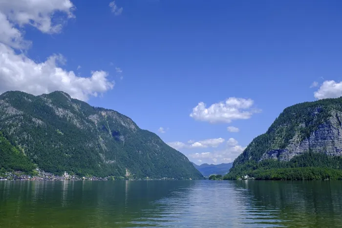 Gerahmter Druck : Hallstatt am Hallstätter See Gerahmter Druck : Hallstatt am Hallstätter See