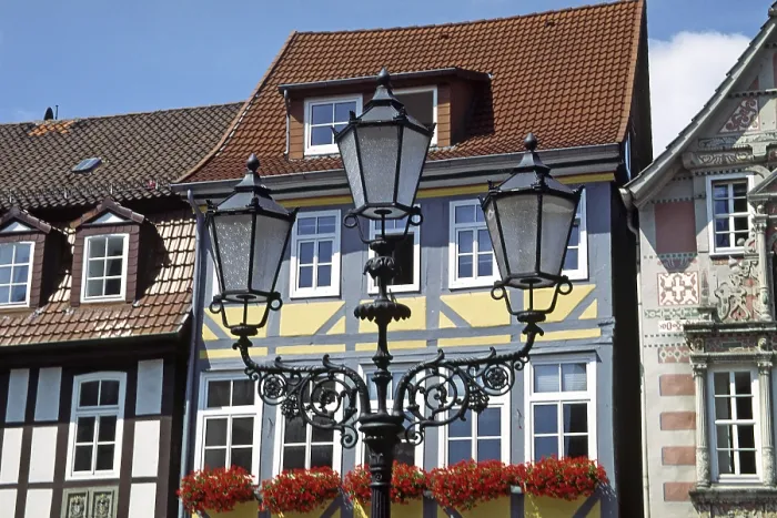 Gerahmter Druck : Hameln, Fachwerkhäuser Gerahmter Druck : Hameln, Fachwerkhäuser