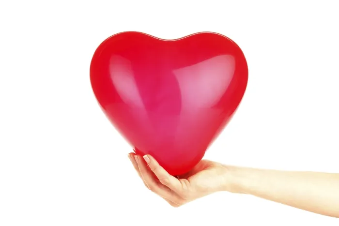 Gerahmter Druck : Hand mit Herz Gerahmter Druck : Hand mit Herz