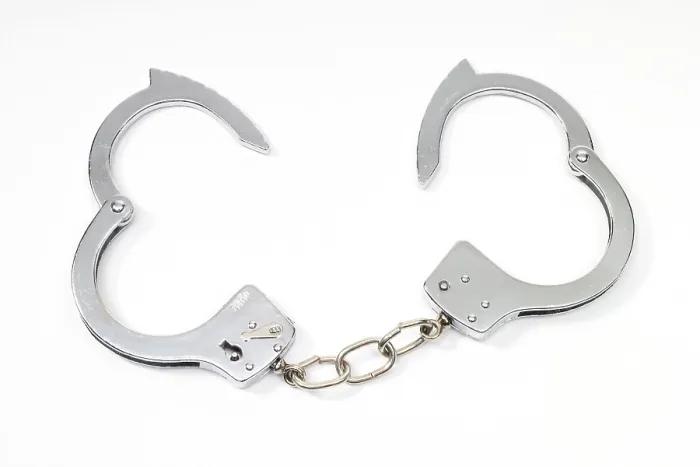 Gerahmter Druck : Handcuffs Gerahmter Druck : Handcuffs