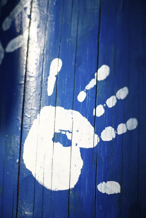 Gerahmter Druck : Handprint Gerahmter Druck : Handprint